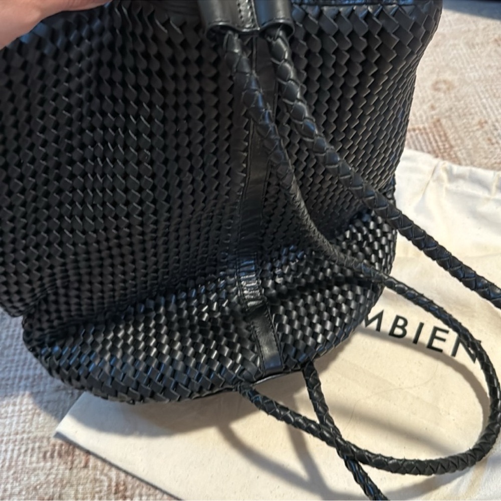 Bembien - Ava Black Woven Backpack - Picture 3 of 5